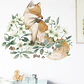 Zorrito entre Flores | Vinilo Decorativo Infantil 55 × 40 cm - Miniatura 2