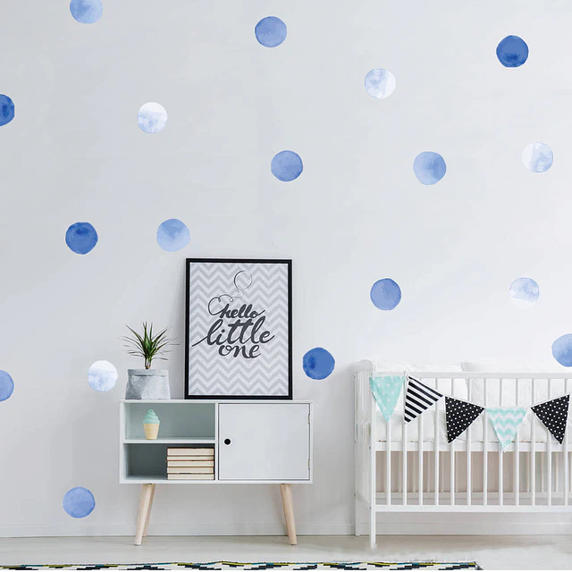 Luna llena azul | Vinilo sticker pared