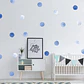 Círculos en Acuarela | Lámina Vinilo Decorativa Infantil 60 × 30 cm - Miniatura 1