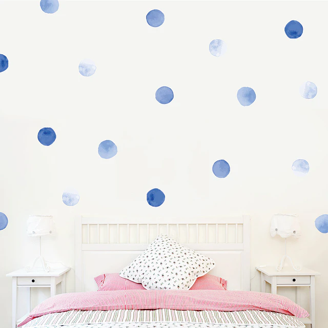 Luna llena azul | Vinilo sticker pared