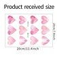 Corazones en Acuarela | Set 2 Vinilos Decorativos Infantiles 20 × 30 cm - Miniatura 5