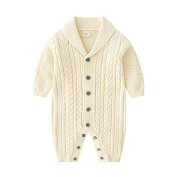 Baby Elegante | Enterito beige niño