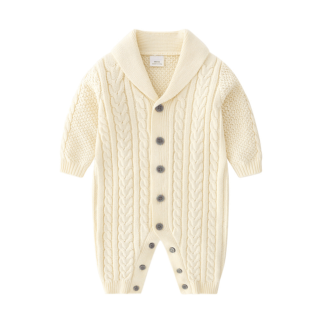 Baby Elegante | Enterito beige niño
