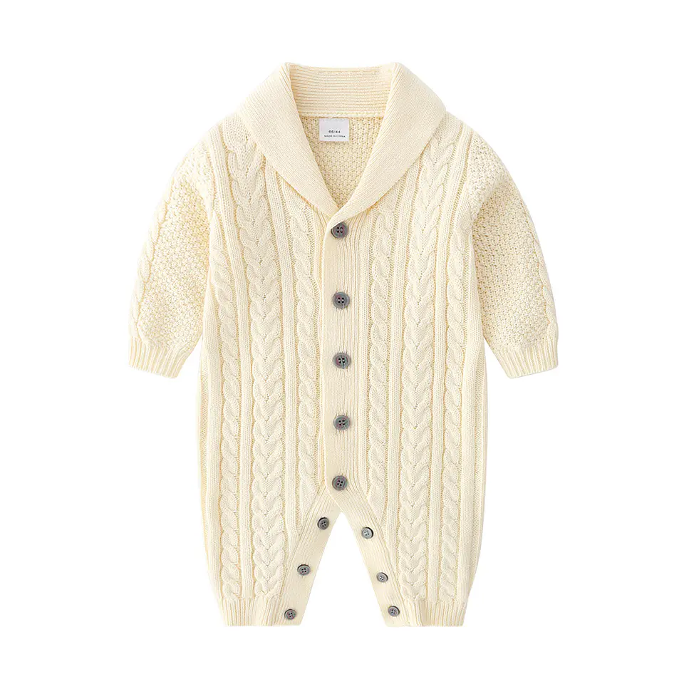 Baby Elegante | Enterito beige niño 1