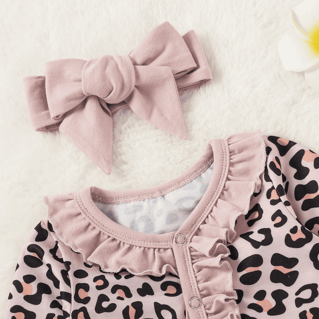 Baby animal print | Enterito rosado ropa bebe recien nacido