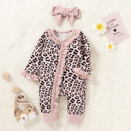 Baby animal print | Enterito bebé niña