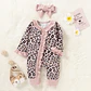 Baby animal print | Enterito bebé niña - Miniatura 1