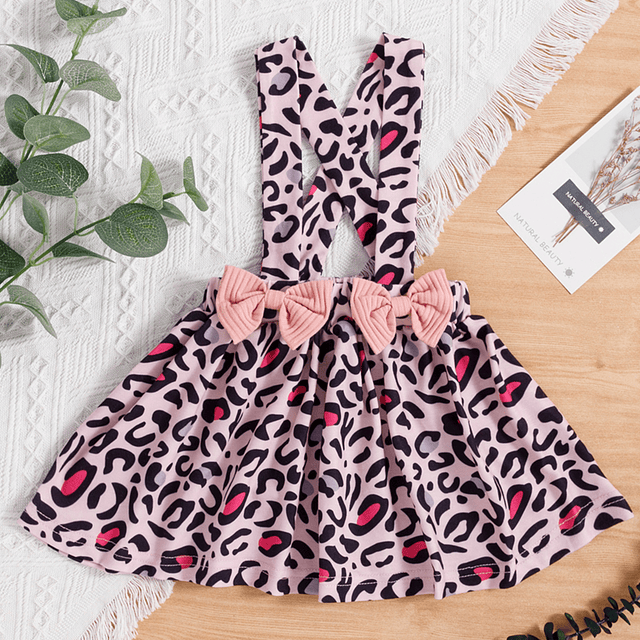 Animal print | Conjunto vestido, pilucho y cintillo