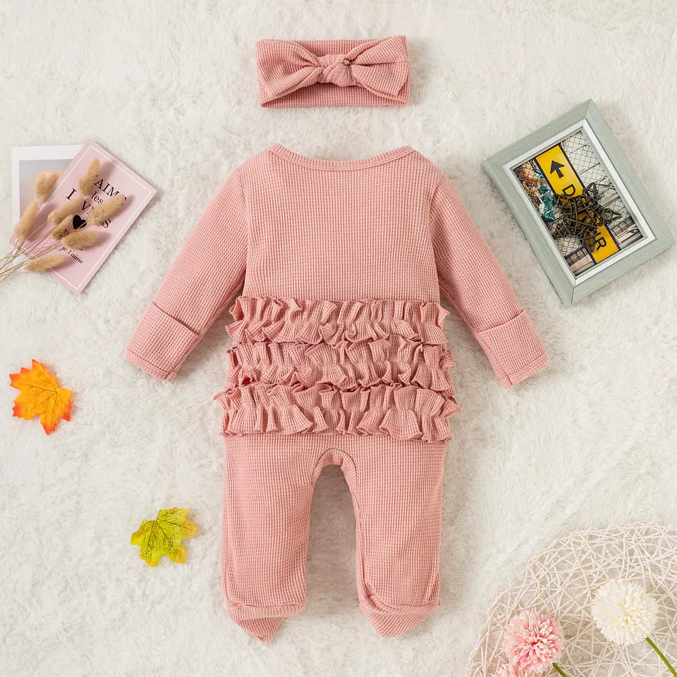 Aesthetic | Conjunto enterito rosado niña 2