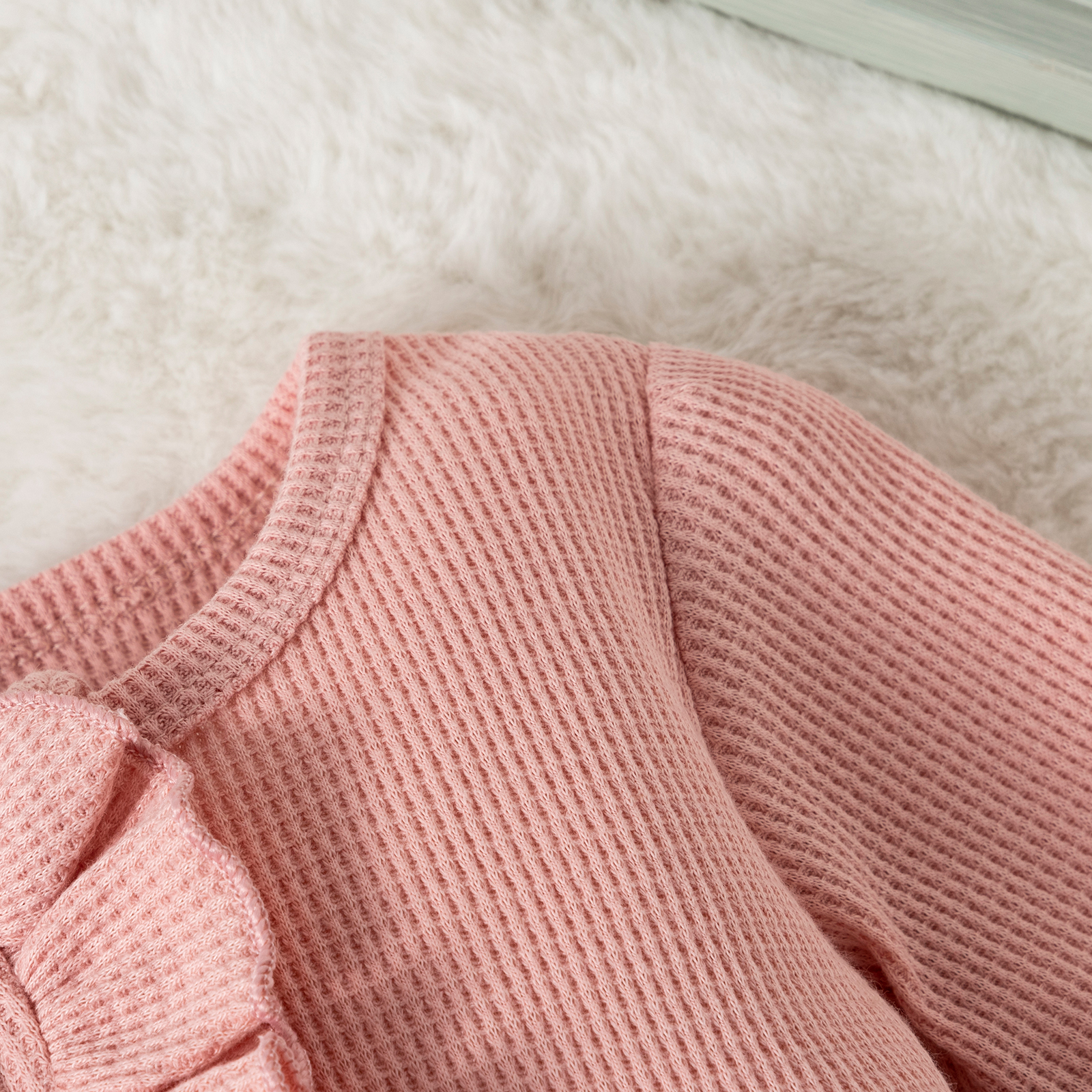 Aesthetic | Conjunto enterito rosado niña 3