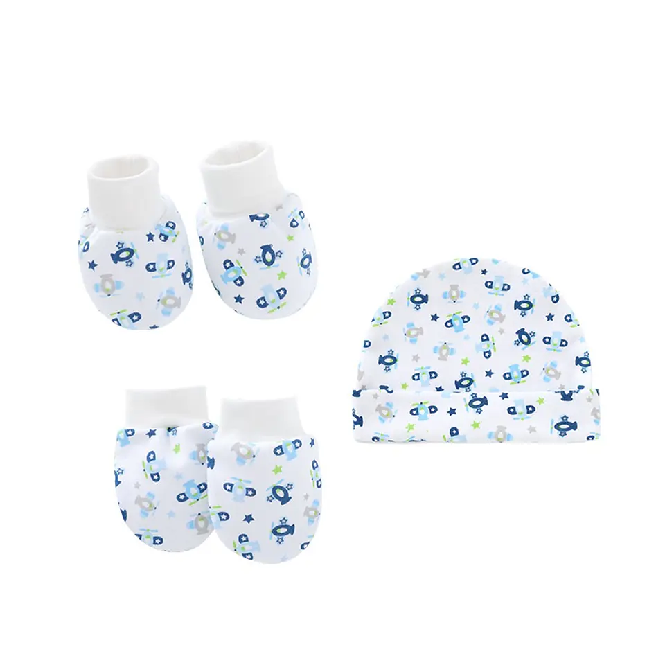Pequeña hermoso | Set Gorro, guantes mitones y botitas 1