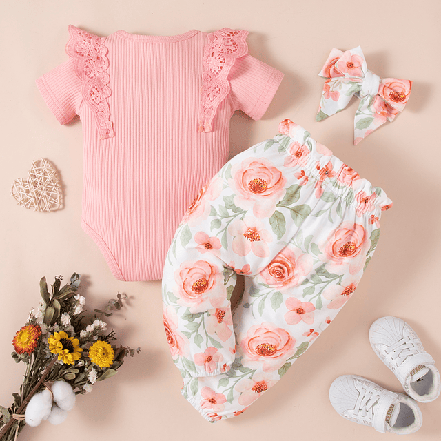 Daddy´s Girl | Conjunto pilucho, pantalones y cintillo