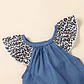 Animal print | Conjunto pilucho, pantalón corto y cintillo - Miniatura 3