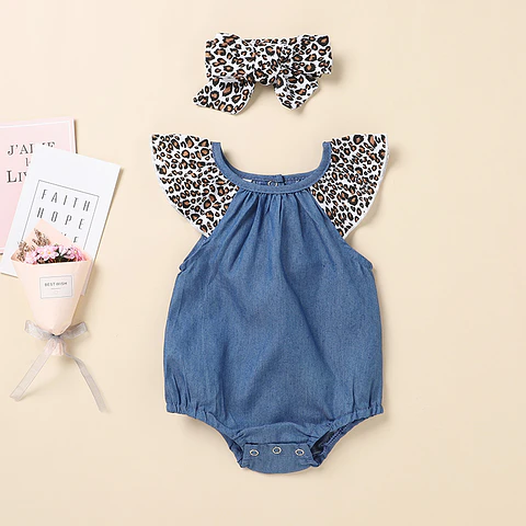 Animal print | Conjunto pilucho, pantalón corto y cintillo