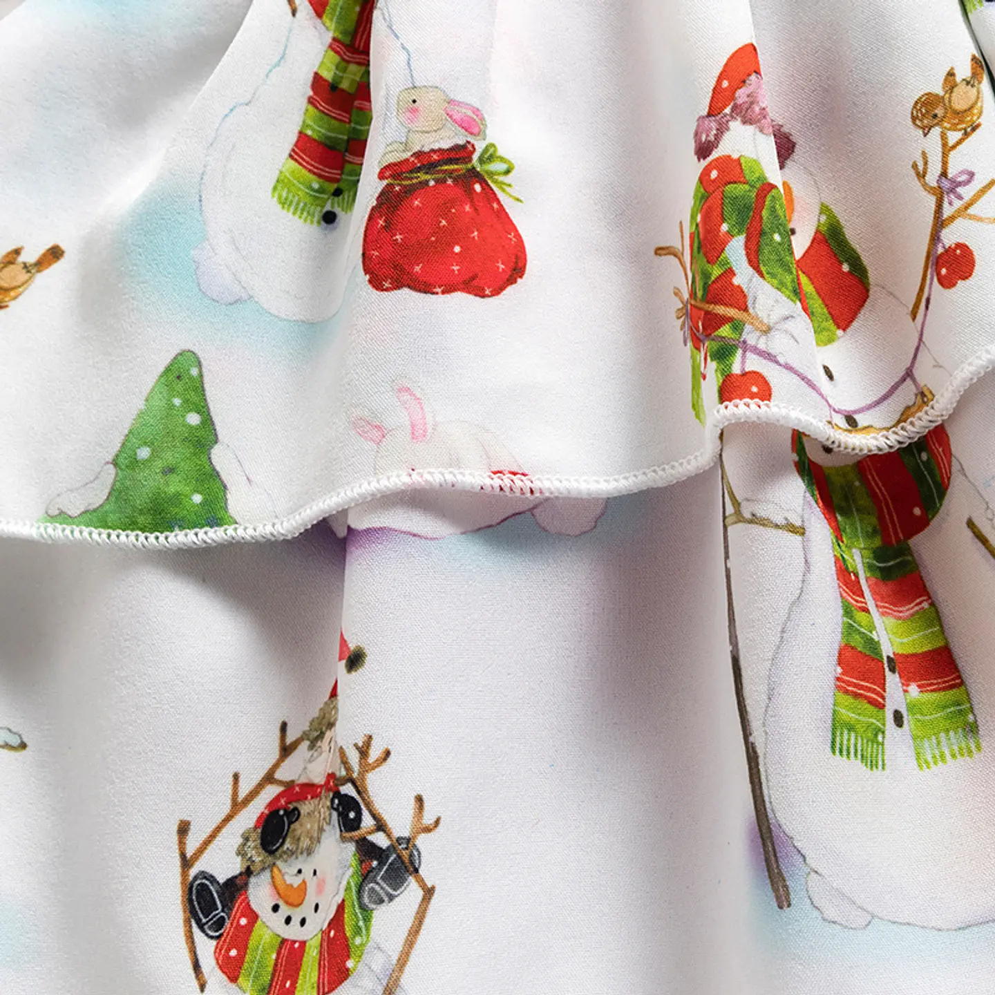 Navideña | Conjunto vestido, pilucho y cintillo 8