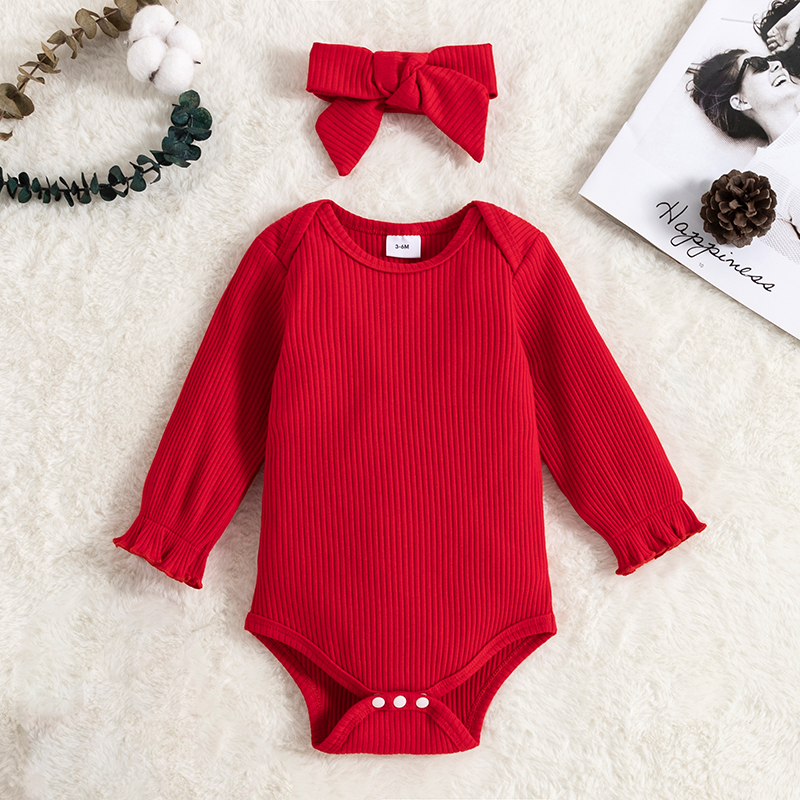 Navideña | Conjunto vestido, pilucho y cintillo 2