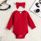 Navideña | Conjunto vestido, pilucho y cintillo - Miniatura 2