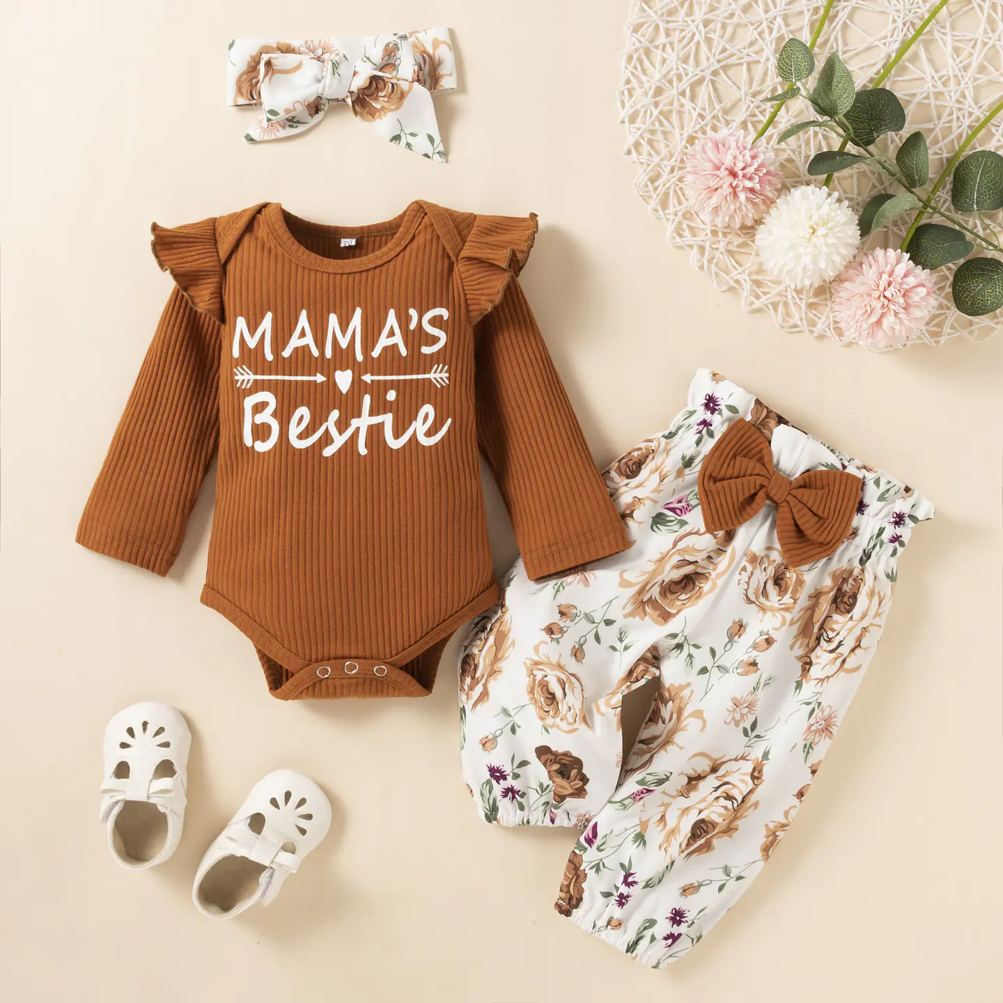 Mama´s Bestie | Conjunto pilucho, pantalón y cintillo 1