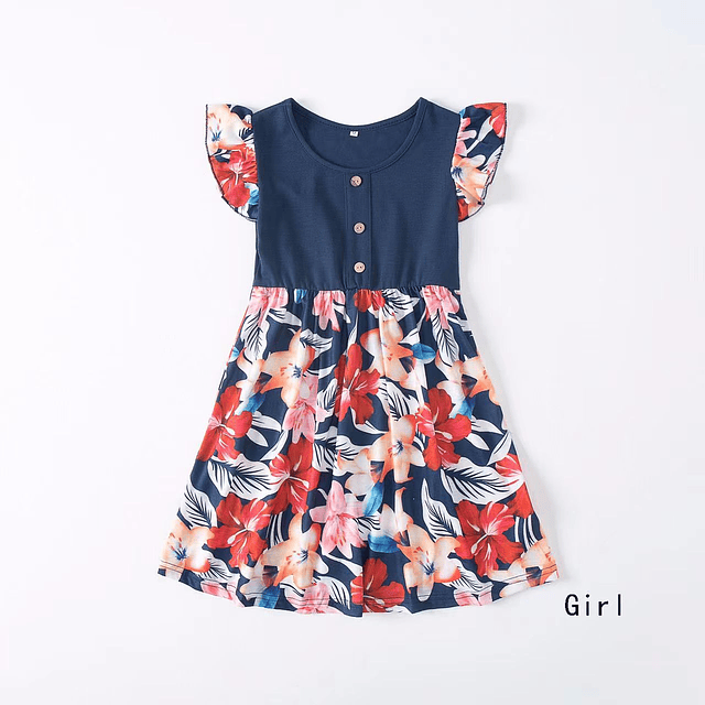 Hawai baby | Conjunto vestidos familia