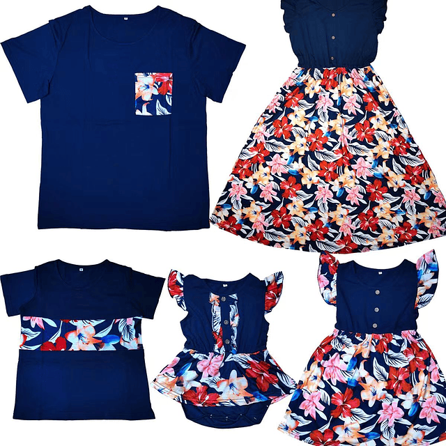 Hawai baby | Conjunto vestidos familia