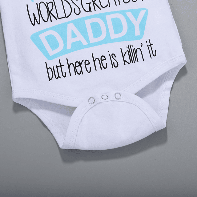 Daddy is the best | Conjunto pilucho, pantalón y gorrito