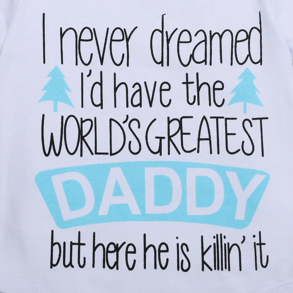 Daddy is the best | Conjunto pilucho, pantalón y gorrito 5