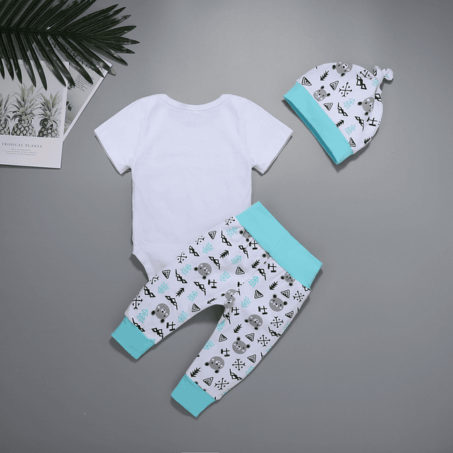 Daddy is the best | Conjunto pilucho, pantalón y gorrito