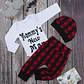 Mommy´s new man | Conjunto pilucho, pantalón y gorrito - Miniatura 1