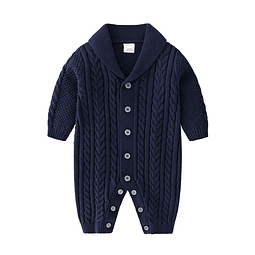 Baby Elegante | Enterito azul niño