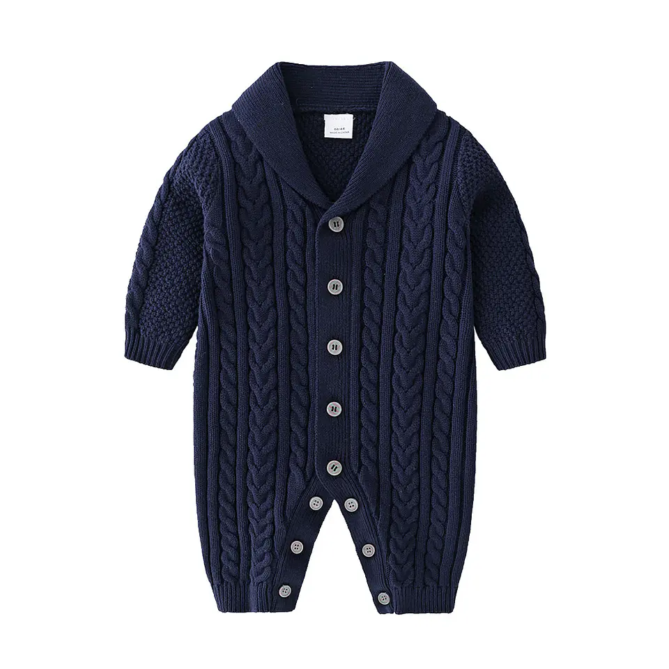 Baby Elegante | Enterito azul niño 1