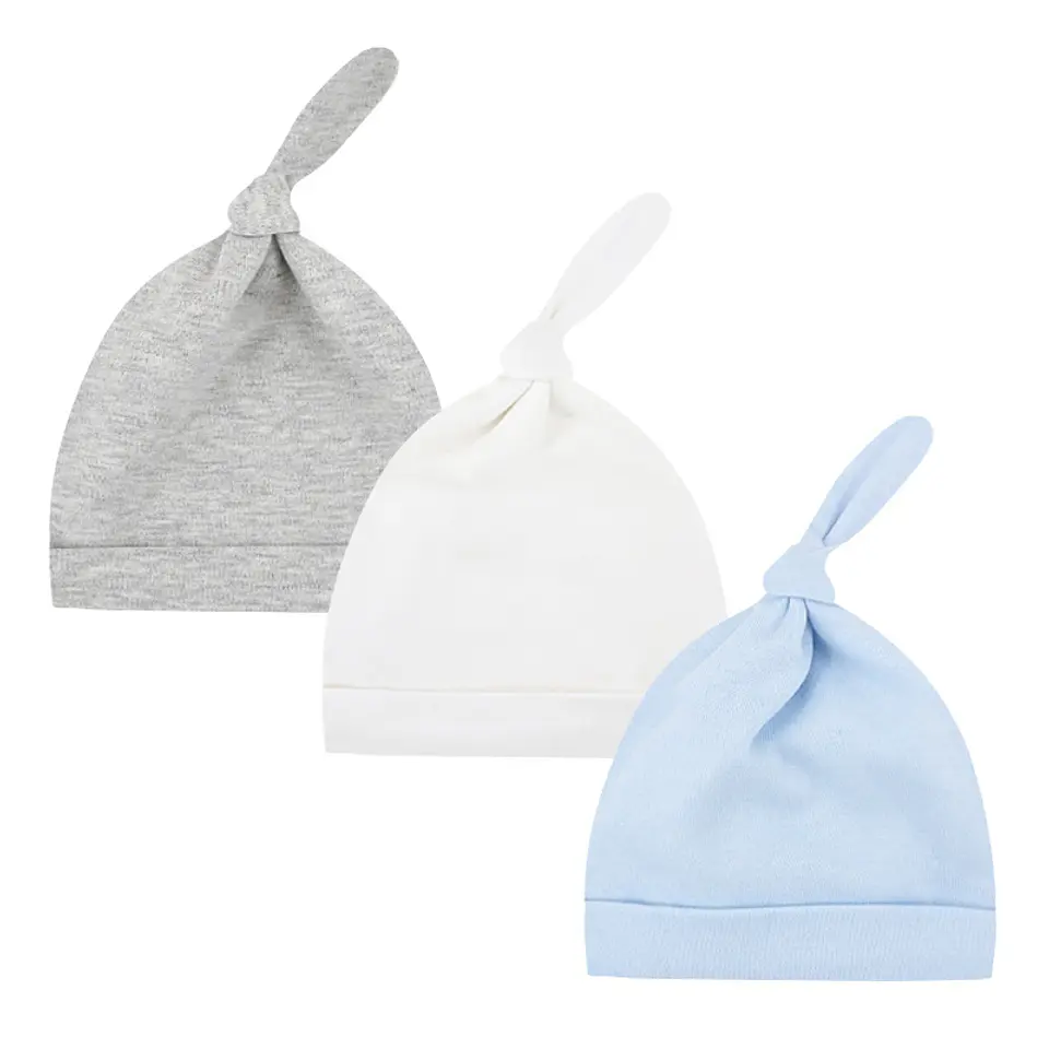 Elegant | Set 3 Gorritos: azul, gris y blanco 1