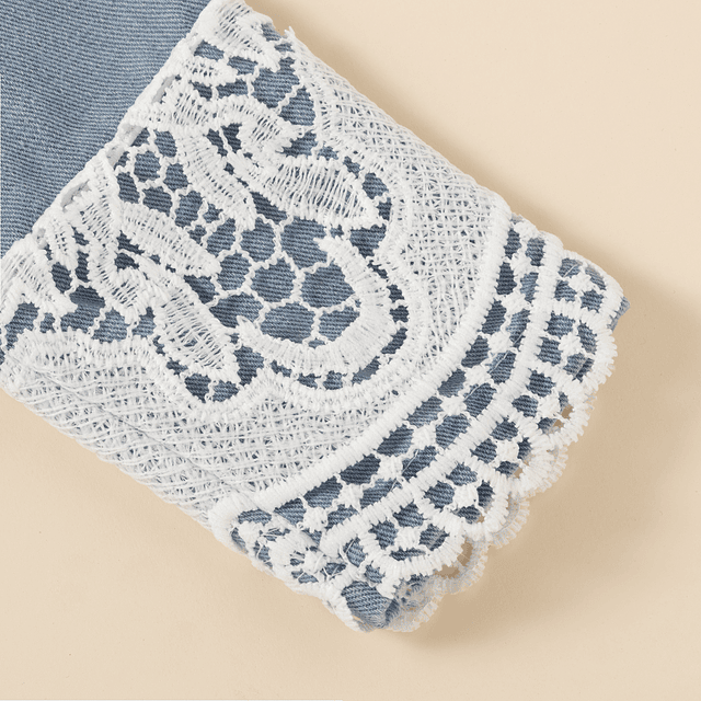 Topísima OMG | Conjunto pilucho encaje y jeans