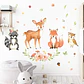 Sticker de Pared Infantil Cute Animals | Vinilo Decorativo 90x30cm Estilo Acuarela - Miniatura 1