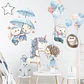 Sticker de Pared Infantil Sweet Girl Unicornio 2x (90x30 cm) vinilo - Miniatura 4