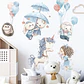 Sticker de Pared Infantil Sweet Girl Unicornio 2x (90x30 cm) vinilo - Miniatura 3