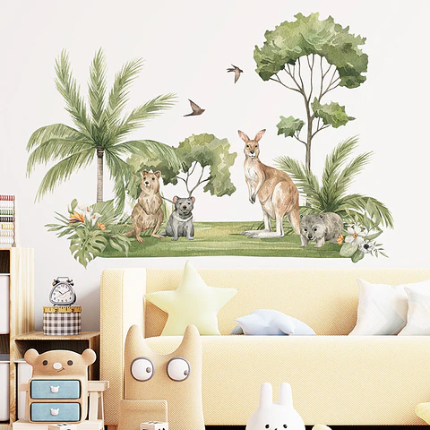 The Jungle 2 (70X24) | Vinilo sticker pared
