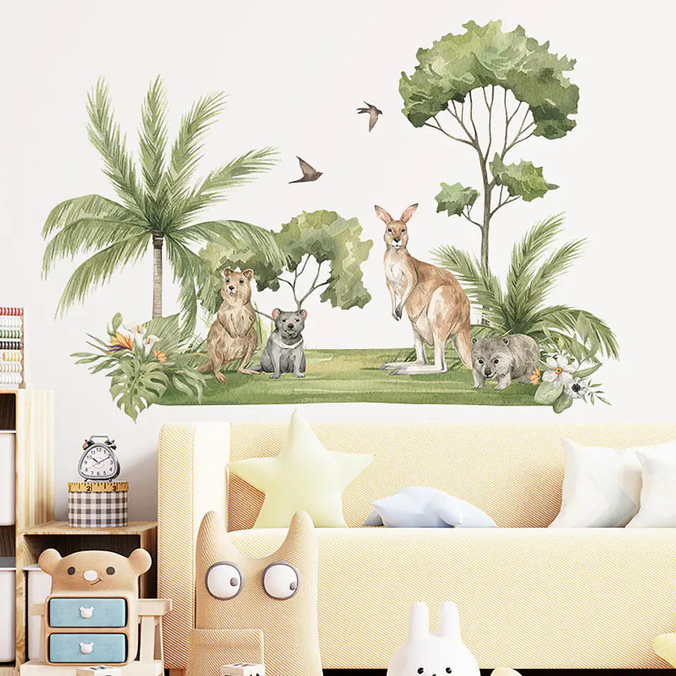 The Jungle 2 (70X24) | Vinilo sticker pared 1
