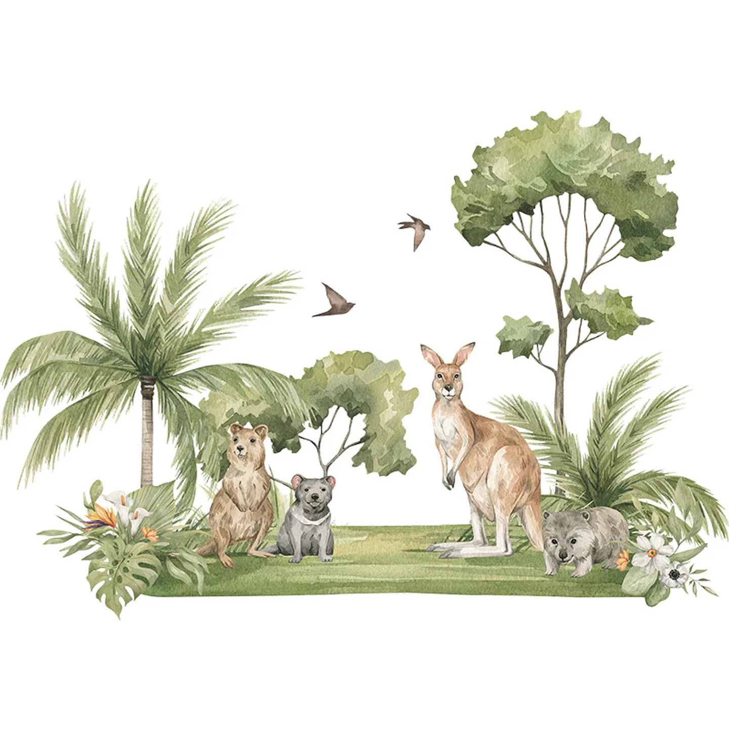 The Jungle 2 (70X24) | Vinilo sticker pared 4