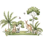 The Jungle 2 (70X24) | Vinilo sticker pared - Miniatura 4