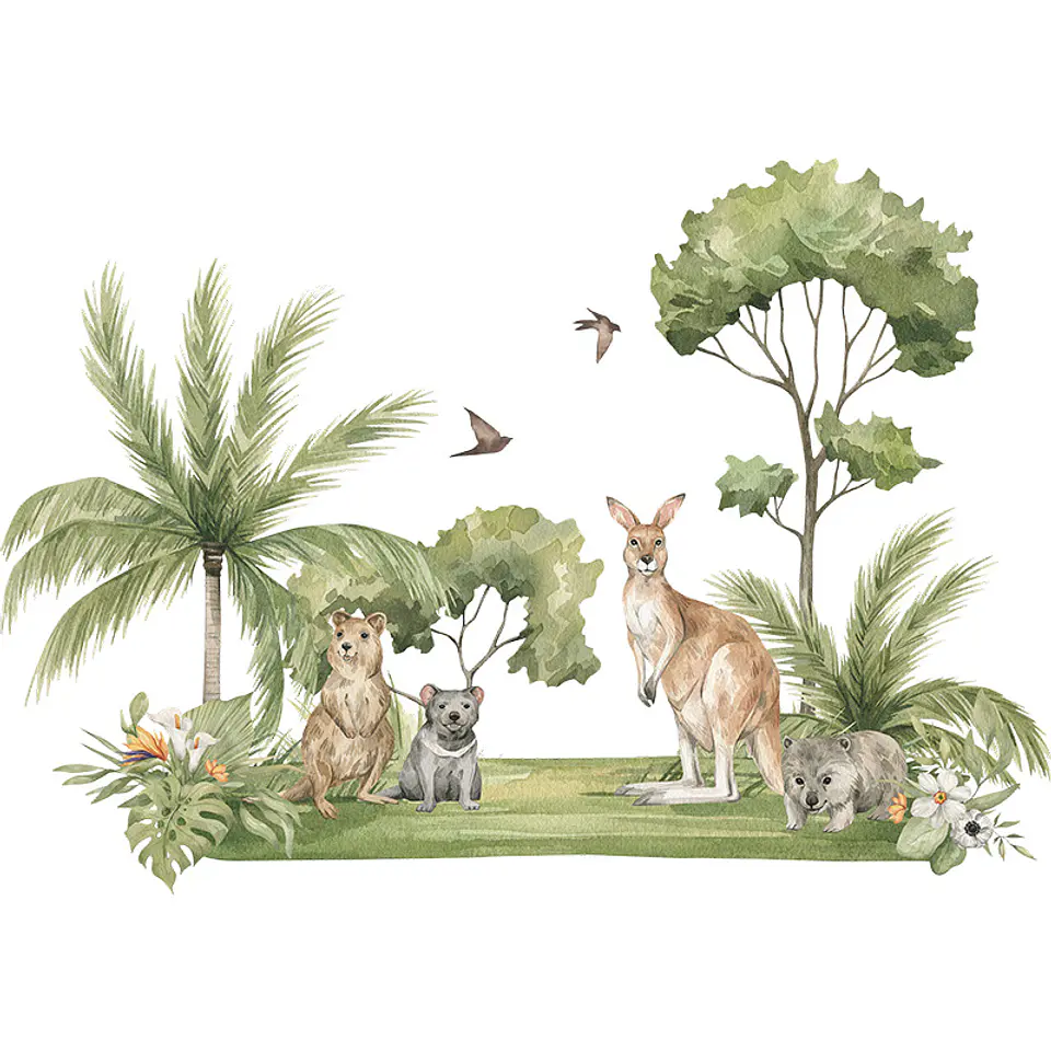 The Jungle 2 (70X24) | Vinilo sticker pared 4