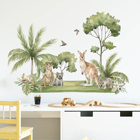 The Jungle 2 (70X24) | Vinilo sticker pared