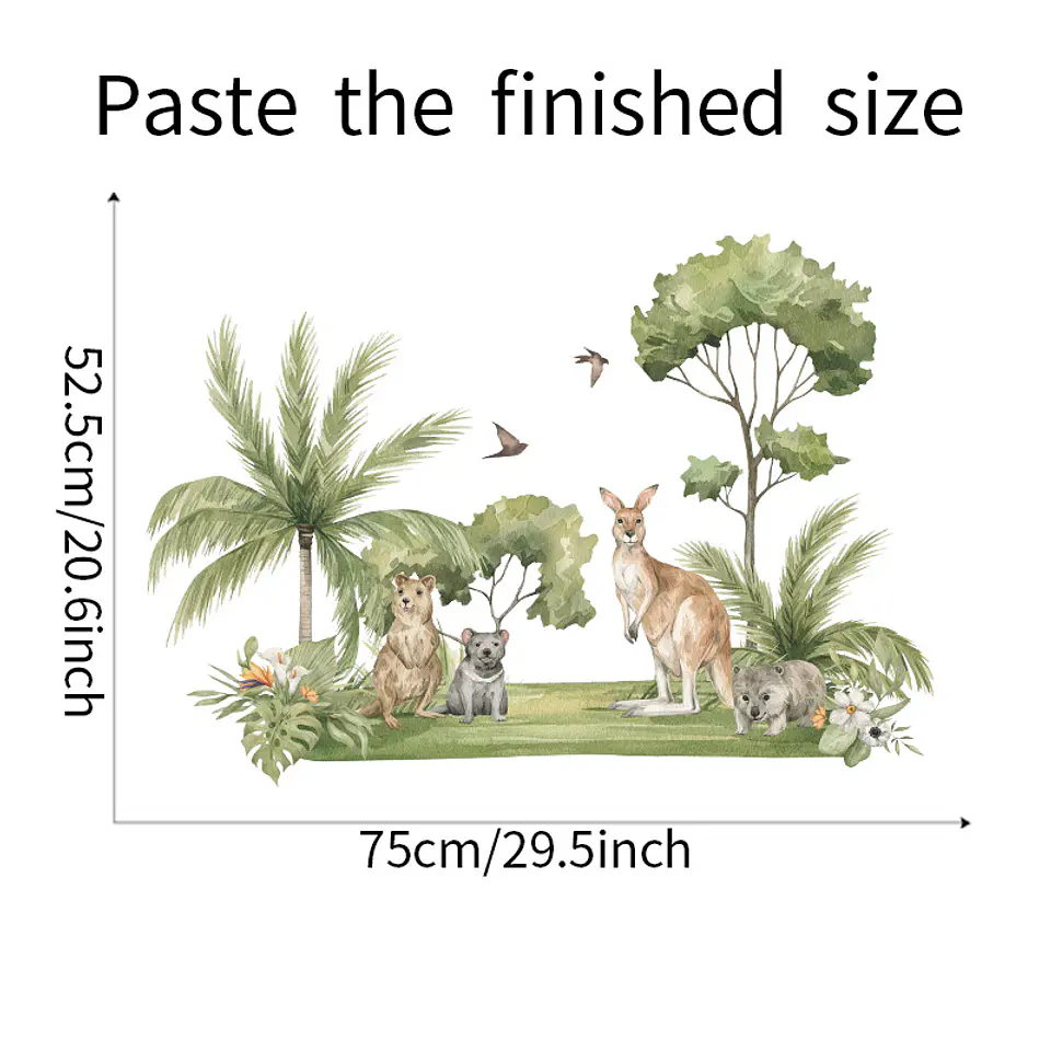 The Jungle 2 (70X24) | Vinilo sticker pared 7