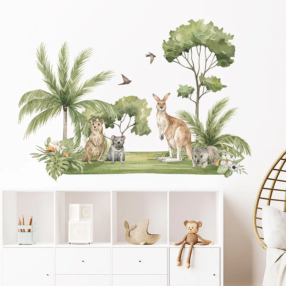 The Jungle 2 (70X24) | Vinilo sticker pared 6