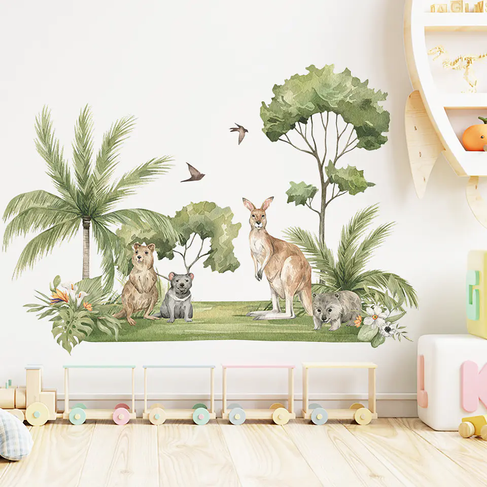 The Jungle 2 (70X24) | Vinilo sticker pared 3
