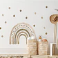 Gran arcoiris café | Vinilo sticker pared - Miniatura 1