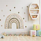 Gran arcoiris café | Vinilo sticker pared - Miniatura 3
