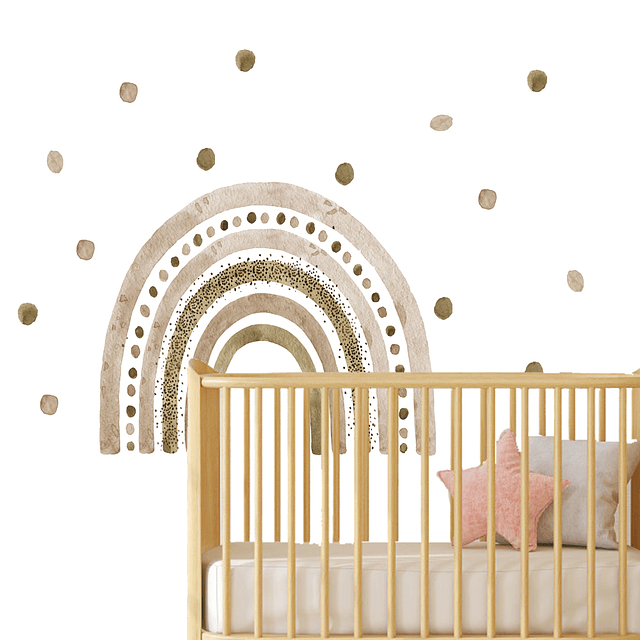 Gran arcoiris café | Vinilo sticker pared