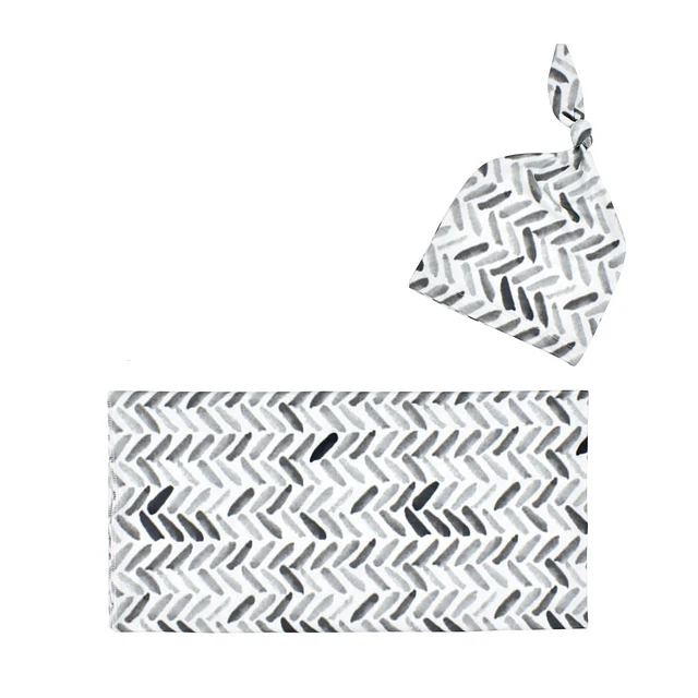 Grises en degrade | Manta y gorro