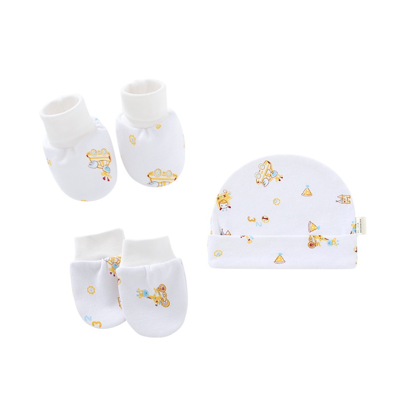 Pequeño baby sweet | Set Gorro, guantes mitones y botitas/calcetines 1