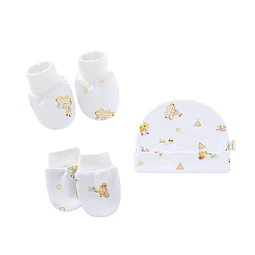 Pequeño baby sweet | Set Gorro, guantes mitones y botitas/calcetines